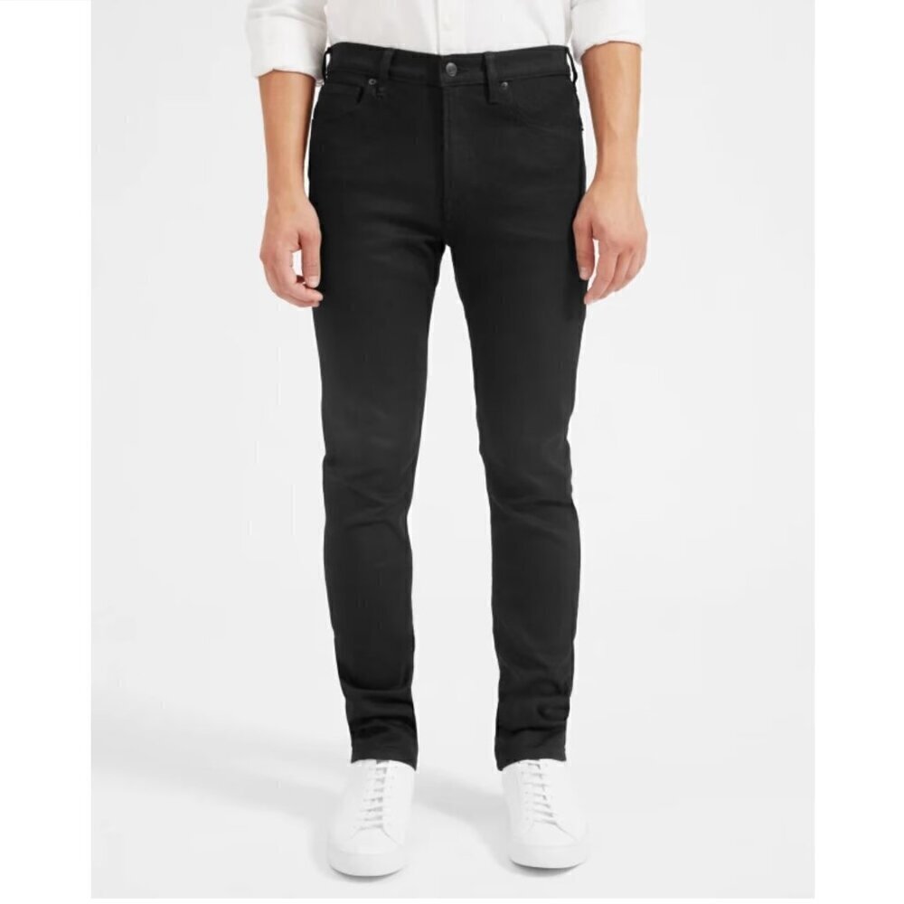 NWT Everlane The Slim Fit Jean Low Stretch Men's Black Size 38x30